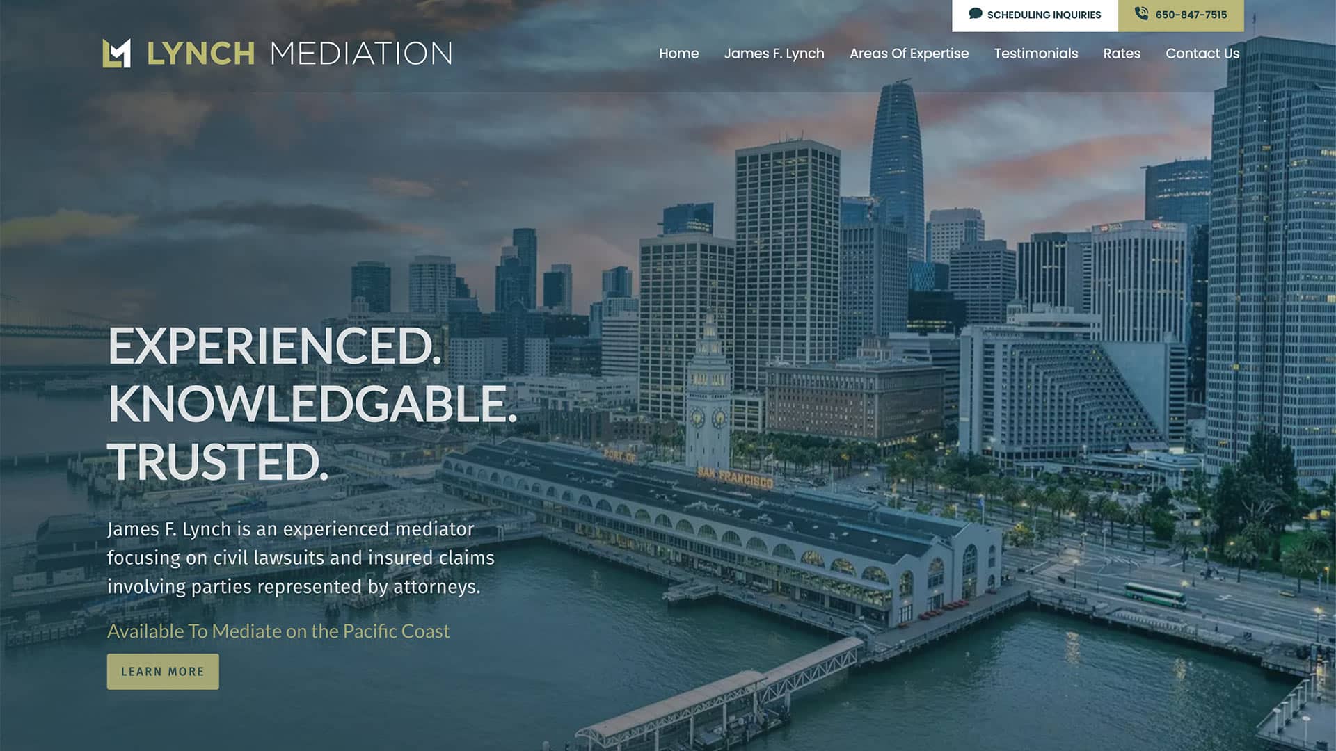 Mediator Website Example