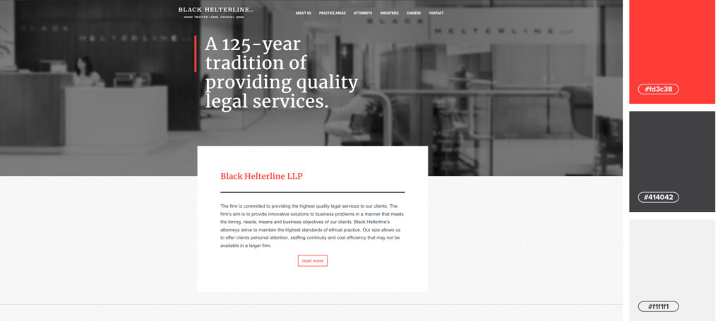 Black Helterline LLP Website