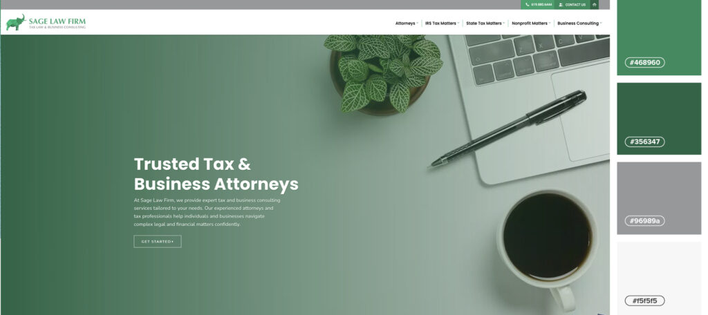 Sage Law Firm Website